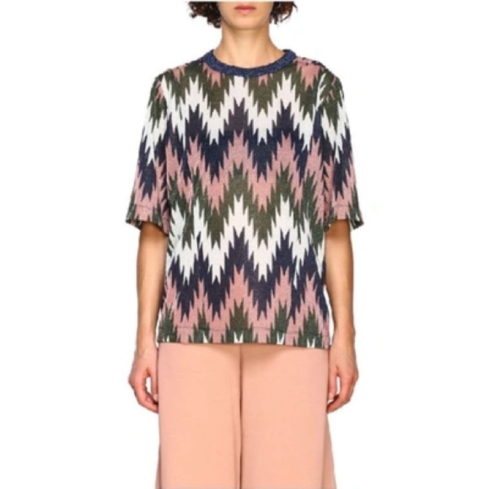 MISSONI- Metallic Oversized T Shirt Size M